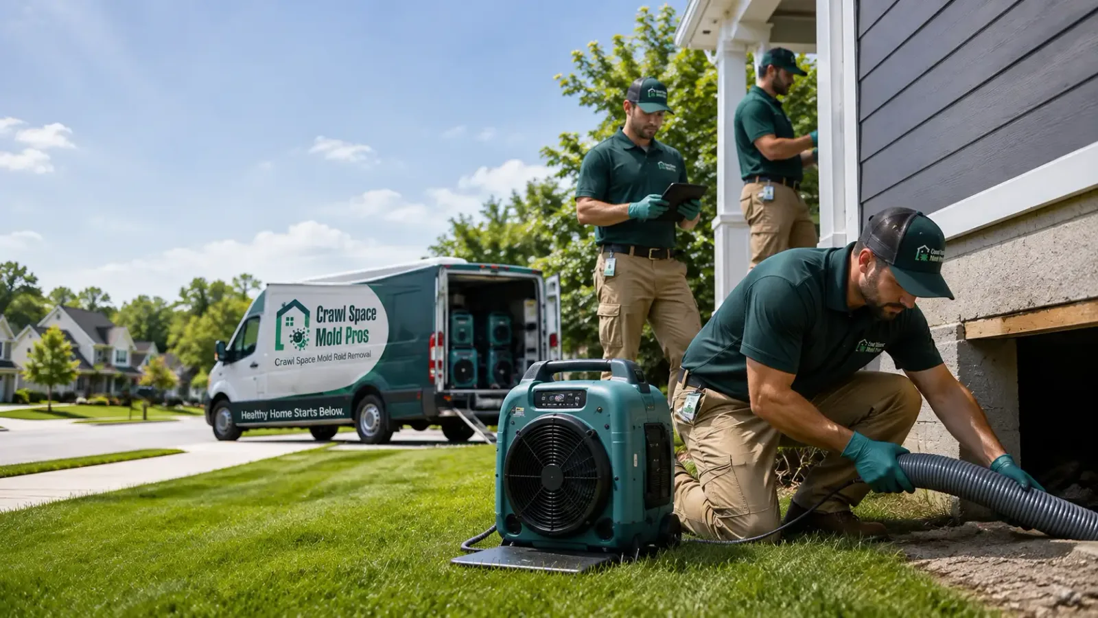 Crawl Space Mold Removal in Hampden, MA